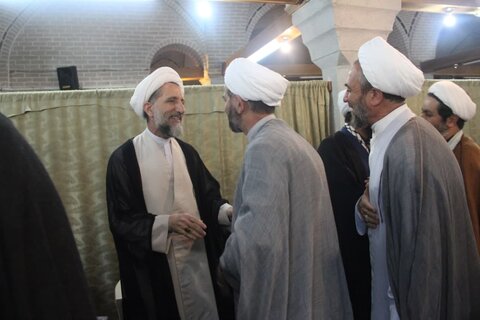 تصاویر / دیدار  نوروزی مدیر ومعاونین مرکز مدیریت حوزه علمیه استان قزوین با نماینده ولی فقیه در استان قزوین