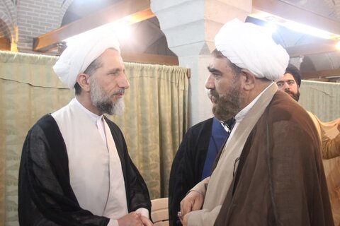 تصاویر / دیدار  نوروزی مدیر ومعاونین مرکز مدیریت حوزه علمیه استان قزوین با نماینده ولی فقیه در استان قزوین