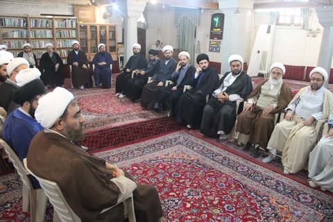 تصاویر / دیدار  نوروزی مدیر ومعاونین مرکز مدیریت حوزه علمیه استان قزوین با نماینده ولی فقیه در استان قزوین