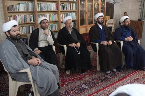 تصاویر / دیدار  نوروزی مدیر ومعاونین مرکز مدیریت حوزه علمیه استان قزوین با نماینده ولی فقیه در استان قزوین