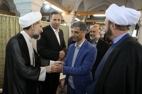 تصاویر / دیدار نوروزی امام جمعه استان قزوین با مسئولین واحاد مردم قزوین