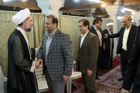 تصاویر / دیدار نوروزی امام جمعه استان قزوین با مسئولین واحاد مردم قزوین
