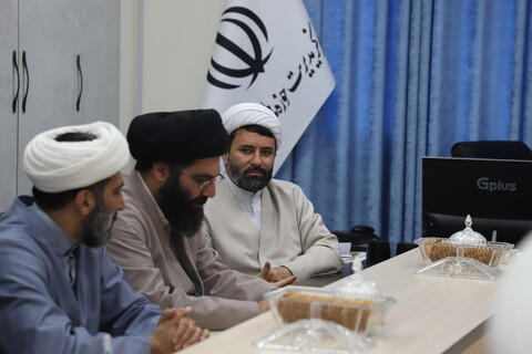 دیدار نوروزی مدیر و معاونین حوزه علمیه خاتم الانبیاء سنندج با مدیر حوزه علمیه کردستان