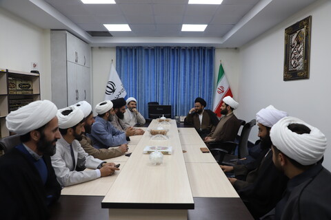 دیدار نوروزی مدیر و معاونین حوزه علمیه خاتم الانبیاء سنندج با مدیر حوزه علمیه کردستان