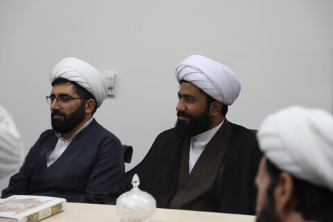 دیدار نوروزی مدیر و معاونین حوزه علمیه خاتم الانبیاء سنندج با مدیر حوزه علمیه کردستان