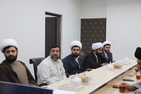 دیدار نوروزی مدیر و معاونین حوزه علمیه خاتم الانبیاء سنندج با مدیر حوزه علمیه کردستان