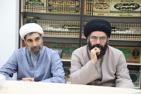 دیدار نوروزی مدیر و معاونین حوزه علمیه خاتم الانبیاء سنندج با مدیر حوزه علمیه کردستان