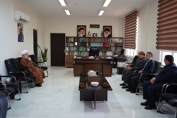 تصاویر| دیدار مسئول دادسرای نظامی البرز با نماینده ولی فقیه در سپاه امام حسن مجتبی(ع)