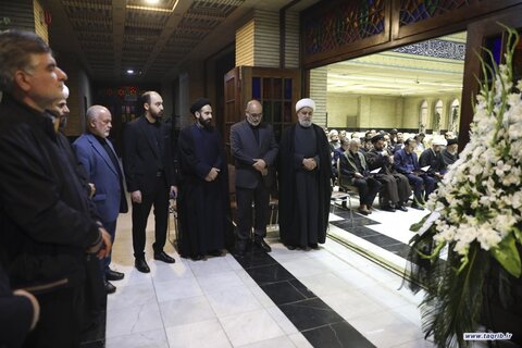 تصاویر/ مراسم ترحیم ابوی دبیرکل مجمع جهانی تقریب مذاهب اسلامی