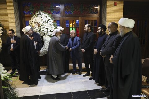تصاویر/ مراسم ترحیم ابوی دبیرکل مجمع جهانی تقریب مذاهب اسلامی