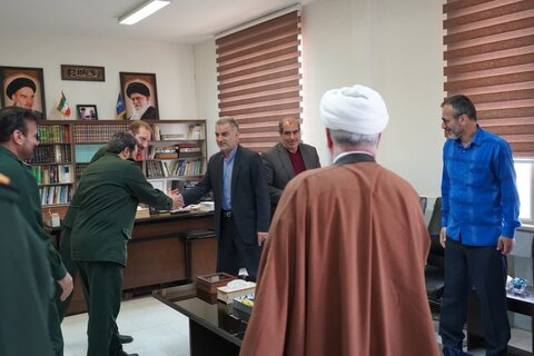 دیدار مسئول دادسرای نظامی البرز با نماینده ولی فقیه در سپاه امام حسن مجتبی