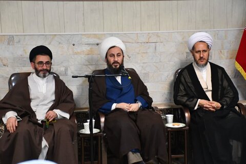 تصاویر/ دیدار طلاب مدرسه علمیه امام خمینی (ره) با امام جمعه شهرستان خوی