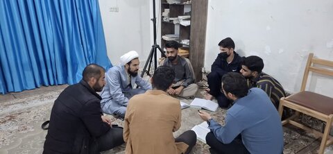 تصاویر/ گروه مباحثه مدرسه دارالعلم اسلامی‌ کاشان