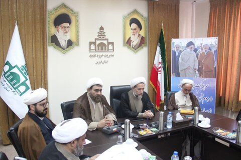 تصاویر /حضور  نماینده ولی فقیه در قزوین در مرکز مدیریت حوزه علمیه استان قزوین