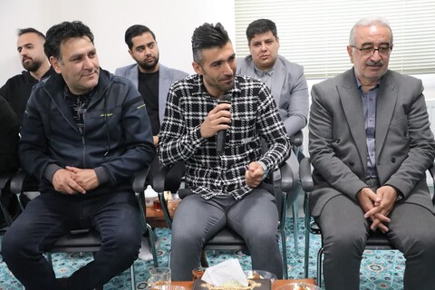 تصاویر/ نشست  نماینده ولی فقیه در آذربایجان غربی با جمعی از ورزشکاران