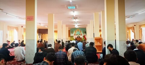 تصاویر / درس اخلاق در مدرسه علمیه حضرت ولیعصر(عج) تبریز