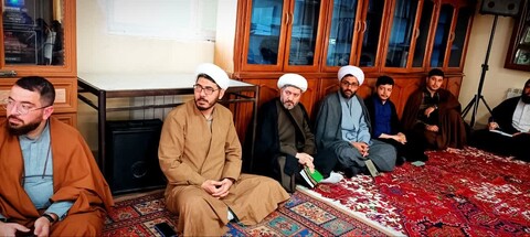 تصاویر / درس اخلاق در مدرسه علمیه حضرت ولیعصر(عج) تبریز