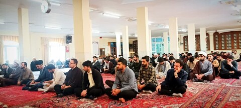 تصاویر / درس اخلاق در مدرسه علمیه حضرت ولیعصر(عج) تبریز