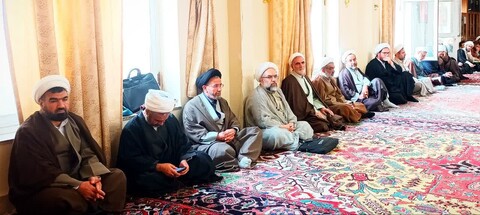 تصاویر / درس اخلاق در مدرسه علمیه حضرت ولیعصر(عج) تبریز