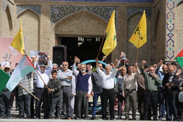 تصاویر / تجمع اصناف، بازاریان اصفهان در محکومیت جنایات رژیم صهیونیستی