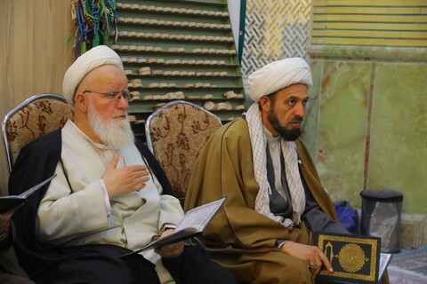 تصاویر / مراسم چهلمین شب ارتحال آیت الله سید محمدرضا حسینی جلالی