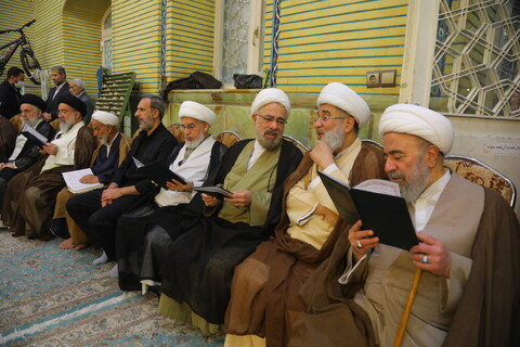 تصاویر / مراسم چهلمین شب ارتحال آیت الله سید محمدرضا حسینی جلالی