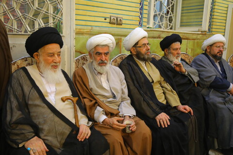 تصاویر / مراسم چهلمین شب ارتحال آیت الله سید محمدرضا حسینی جلالی