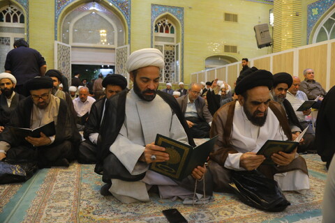 تصاویر / مراسم چهلمین شب ارتحال آیت الله سید محمدرضا حسینی جلالی