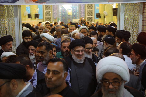 تصاویر / مراسم چهلمین شب ارتحال آیت الله سید محمدرضا حسینی جلالی