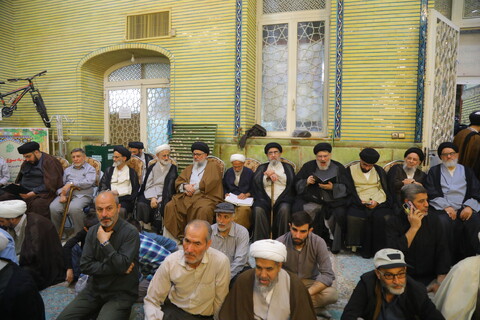 تصاویر / مراسم چهلمین شب ارتحال آیت الله سید محمدرضا حسینی جلالی