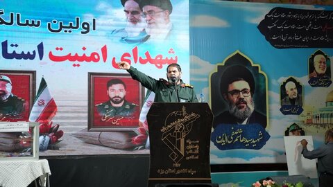 تصاویر/ اولین سالگرد شهدای یزدی حادثه راسک فروردین۱۴۰۳