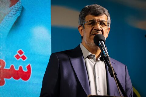 تصاویر/ اولین سالگرد شهدای یزدی حادثه راسک فروردین۱۴۰۳