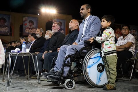 تصاویر/ اولین سالگرد شهدای یزدی حادثه راسک فروردین۱۴۰۳