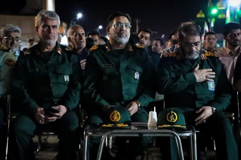 تصاویر/ اولین سالگرد شهدای یزدی حادثه راسک فروردین۱۴۰۳