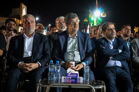 تصاویر/ اولین سالگرد شهدای یزدی حادثه راسک فروردین۱۴۰۳