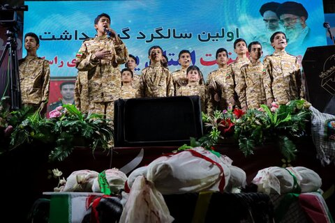 تصاویر/ اولین سالگرد شهدای یزدی حادثه راسک فروردین۱۴۰۳