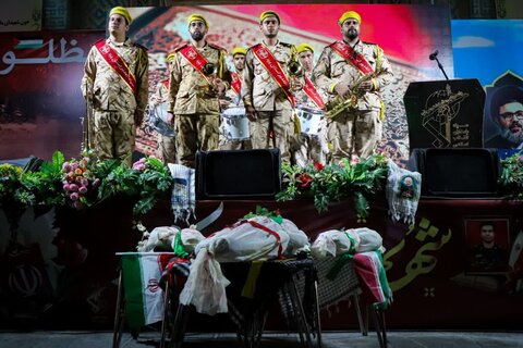 تصاویر/ اولین سالگرد شهدای یزدی حادثه راسک فروردین۱۴۰۳