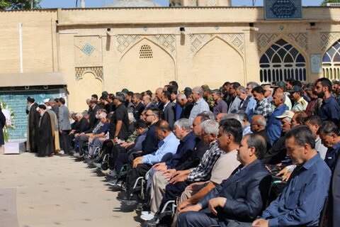 تصاویر| تشییع مراسم جانباز شهید قهرمان سه دوره پارالمیک