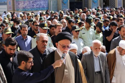 تصاویر| تشییع مراسم جانباز شهید قهرمان سه دوره پارالمیک