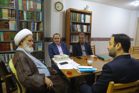 تصاویر / دیدار نایب رئیس هیئت مدیره مخابرات ایران با آیت الله کعبی