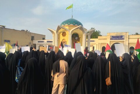 تصاویر/ تجمع حمایت از مردم غزه در بوشهر