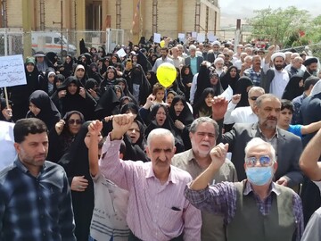 خروش مردم کاشان در محکومیت جنایات رژیم صهیونیستی