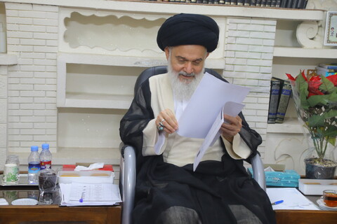 تصاویر / دیدار نایب رئیس هیئت مدیره مخابرات ایران با آیت الله حسینی بوشهری