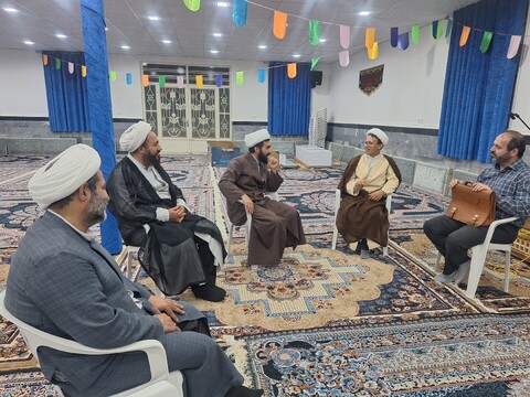 تصاویر/ بازدید مسئولان معاونت‌های پژوهش، منابع انسانی، امور مالی و دفتر فنی از مدرسه علمیه مهدیه پارسیان