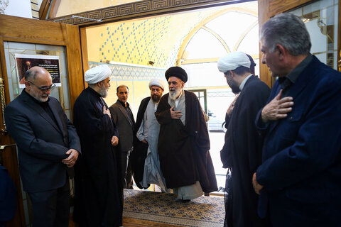 تصاویر/مراسم ختم والد دبیرکل مجمع جهانی تقریب مذاهب اسلامی در قم
