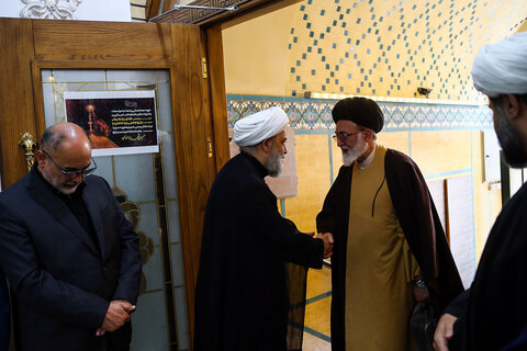 تصاویر/مراسم ختم والد دبیرکل مجمع جهانی تقریب مذاهب اسلامی در قم