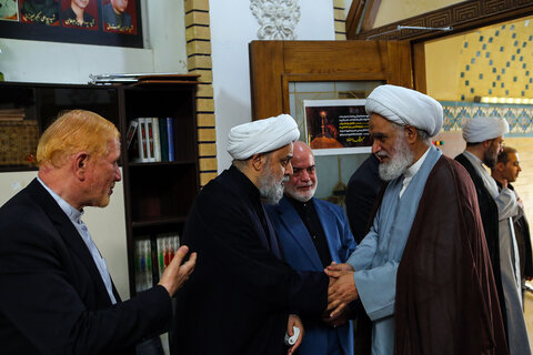 تصاویر/مراسم ختم والد دبیرکل مجمع جهانی تقریب مذاهب اسلامی در قم