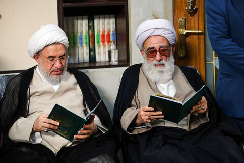 تصاویر/مراسم ختم والد دبیرکل مجمع جهانی تقریب مذاهب اسلامی در قم