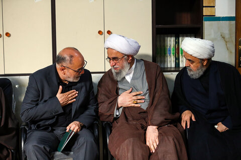 تصاویر/مراسم ختم والد دبیرکل مجمع جهانی تقریب مذاهب اسلامی در قم