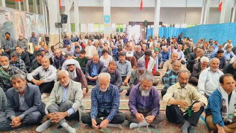 تصاویر/ اقامه نماز جمعه شهرستان رابر